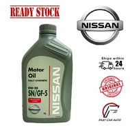 💯 [𝟏𝟎𝟎% 𝐎𝐑𝐈𝐆𝐈𝐍𝐀𝐋] NISSAN 0W20 ENGINE MOTOR OIL FULLY SYNTHETIC (1L) MINYAK ENGINE HITAM