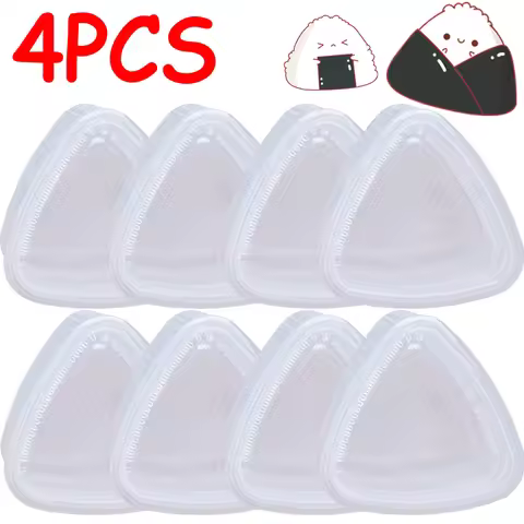 4/1PCS Triangle Rice Ball Molds Press Sushi Maker Triangle Mould Japanese Onigiri Rice Ball Bento Ga