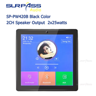 Smart Home Audio 2/4 Channel Wireless Bluetooth Mini Amplifier 4 Touch Screen FM Radio AUX TF Card F