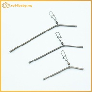 xo94bsby 5pcs Fishing Balance Connectors 5/7/9/12CM Small Style Brass Tube Fishing Tackle Anti-Tangl