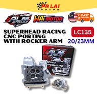 ALM SUPERHEAD CNC PORTING LC135 20/23MM SUPER HEAD RACING LC 20 23 WAI MOTOR YAMAHA