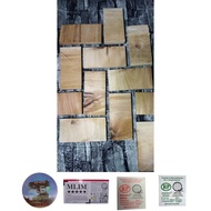 NATURAL WOOD , SOLID WOOD 2 x 5 x 3/8