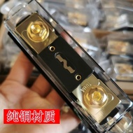 Car Audio Power Supply Pure Copper Large Fuse Holder Fuse Box Audio Fuse Car Fuse Pure Copper Materi