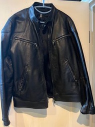 Kent and Curwen - leather jacket XL