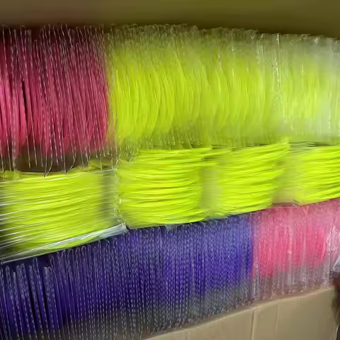 Whole 50Pcs GP3 Badminton Racket String 0.7mm High Durable Polymer Badminton String Ball Net 28 Poun