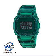 Casio DW-5600SB-3D G-Shock Special semi-transparent Green Dial Resin 200M Men's Watch