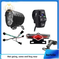 E-Bike Headlight with Horn Turn Signal Rear Light Switch DK336 for Electric Bike and Scooter Lamp Mo