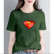 KATUN T-SHIRT SUPER WOMAN SHORT SLEEVE UK.M-XXL TOP T-SHIRT/ Wanita T-SHIRT/ Wanita WOMEN'S CLOTHES/