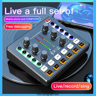 mixer mini bluetoot COD SDFF Mixer Audio External Sound Card Live Bluetooth 12 Effects M8 / mixer a