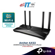 TP-Link Archer AX53 AX3000 WiFi 6 Gigabit Dual Band Wireless Wi-Fi 6 Router compatible OneMesh (AX50