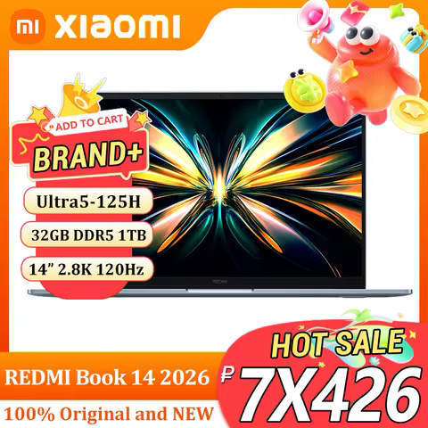 Xiaomi REDMI Book 14 2026 Ultra5-125H 32GB+1TB 14inch 2.8K 120Hz Screen
