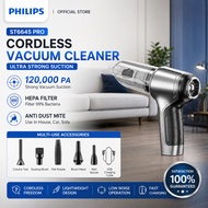 PHILIPS Vacuum Cleaner Suction Portable Wireless Car Vacuum 6645 Pro Strong Mini Vacuum Blower