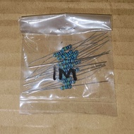 R 1M Ohm 0.25W 1 Percent Metal Film Resistor 1 M Mega Ohm MetalFilm 0.25 Watt 20 Pcs