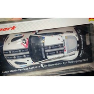 [Ready Stock] Spark 1: 43 Aston Martin vantage amr gt4 Newbergrin 2023 Racing Model