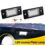 2PCS Car LED Number Plate Lamp For Cayenne 955/957 (Chassis model 9PA/9PA1) 2002-2010 White License 