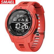 SMAEL Men's Waterproof Sport Watch, Large Dial, LED Luminous, Digital Display Chronograph, Daily Dec