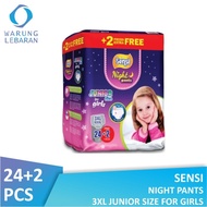Sensi Night Pants Girls 3XL (24+2)
