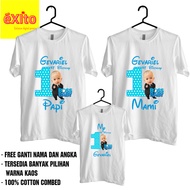 COD Family Birthday T-Shirt Set | Custom Name and Number | Baby Boss Photo