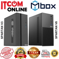 MBOX SPARTAN V3 SPARTAN V8 USB3.0 MATX CASING WITH PSU