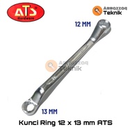 12 mm x 13 mm ATS Ring Wrench - 12x13 Spanner Wrench
