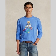 Polo Ralph Lauren เสื้อยืดผู้ชาย Classic Fit Polo Bear Jersey T-Shirt รุ่น MNPOTSH16820340 สีฟ้า