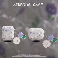 🔥จัดส่งภายใน24ชั่วโมง🔥เคส Airpods pro2 3 pro 1 2 การป้องกันการตก ดอกไม้ ทิวลิป พกง่ายๆ นุ่มและทนต่อการสึกหรอ ซิลิโคนนิ่ม Case Airpod gen 3 Airpods 1 2 soft case