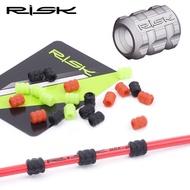 RISK Bicycle Sleeve Rubber Cable Protector for Pipe Line Tube Brake Shift Ultralight MTB Frame Protective Silicone Cable Guide