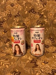 (收藏品)板野友美Tomomi Itano WONDA 咖啡2罐