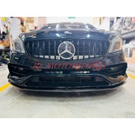 Mercedes Benz w176 w117 Facelift AMG carbon fiber front lip splitter diffuser bodykit body kit CLA 4