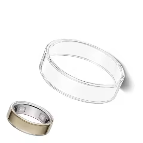 Silicone Elastic Ring Cover for Oura Ring 5 Outside Workout Shockproof Smart Ring Skin Case Scratch 