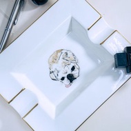 客製 手繪竉物肖像 煙灰缸