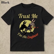 Trust Me Im An Engineer Bunny Cartoon Summer Short Sleeve T-Shirt