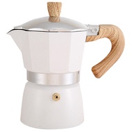 300Ml Vintage Wooden Handle Espresso Maker Moka Pot Classic Italian Cafe Tools Kitchen Cafe Accessories