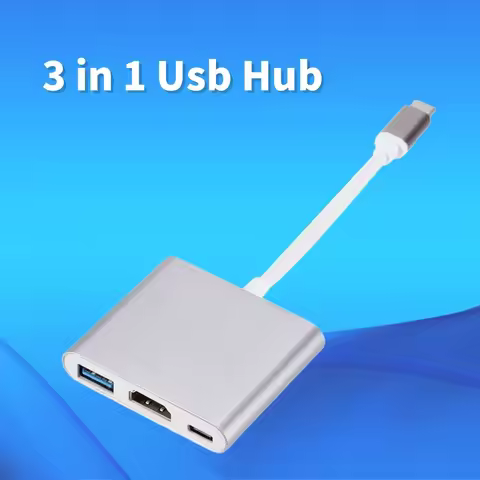 USB Type C to HDMI-compatible USB 3.0 Charging Adapter USB-C 3.1 Hub for Mac Air Pro Huawei Mate10 S