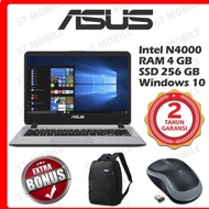 Laptop Asus RAM 4G SSD 256GB