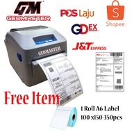 A6 Thermal Printer Waybill Barcode Shipping Label Consignment Note Printer - GEOMASTER BC-809