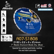 AKODA 7" BLUE DIAMOND CUTTING BLADE (Blue)