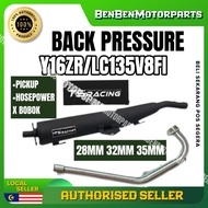 YAMAHA Y16 Y16ZR / LC135 V8 FI SUPER BACK PRESSURE RACING EXHAUST PIPE SUNYI PCO PIPE TIPU STD 28MM 
