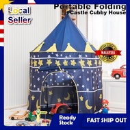 Portable Folding Kids Play Tent Castle Cubby House