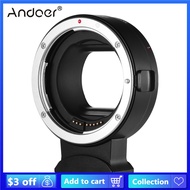 Andoer EF-EOSR Camera Lens Adapter Ring Auto Focus Replacement For Canon EF EF-S Lens To Canon EOS R RF Mount Full Frame Cameras