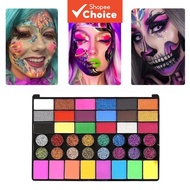 Body 42-Color Paint Set Water-Soluble UV Glitter Makeup Watercolour Set