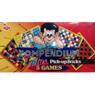 READY  Compendium 4 in 1 games FREE pick up sticks games