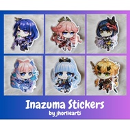 Genshin Impact Inazuma Stickers- Raiden Shogun, Yae Miko, Kokomi, Sara, Ayaka, Thoma