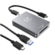 CFexpress Type B Card Reader USB3.2 Gen2 10Gbps CFexpress Reader Memory Card Adapter with /A Cable