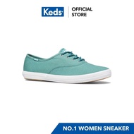 KEDS WF63169 CHAMPION SEASONAL SOLIDS TEAL Women's lace-up sneakers navy blue hot sale