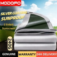 MODOFO Waterproof Canvas Thickened Sunshade Tarpaulin Sheet Canopy Kanvas Khemah