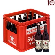 Sapporo 札幌 世代相傳 日本現存最古老的啤酒品牌 *赤星* (樽裝) 20x500毫升 日本膠箱裝 日本內銷產品 膠箱不定一新箱