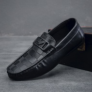 Peas Shoes Men's New Plaid Men's Shoes British Slip-On Slip-On Slip-On Shoes Men's Shoes