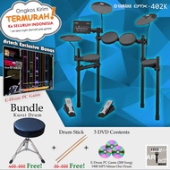 DRUM ELEKTRIK YAMAHA DTX402 BUNDLE KURSI / DTX402K / DTX 402 / 402K