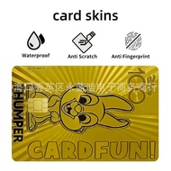 Cross-border New Product gold Rabbit Credit Card Sticker Debit Card Sticker Subway Card